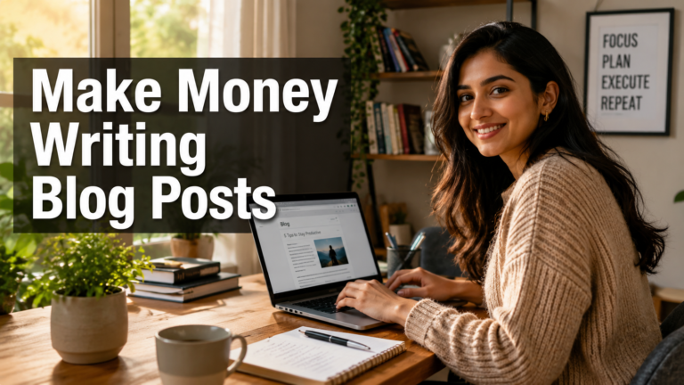 make money online by writing simple blog posts