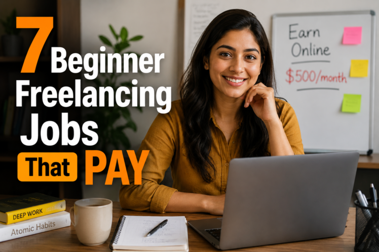 beginner-friendly freelancing jobs that pay online