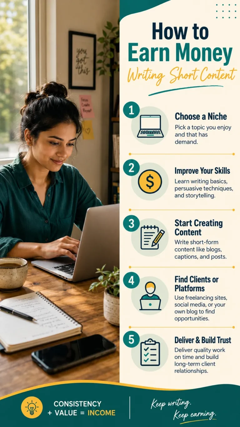 earn money writing short content