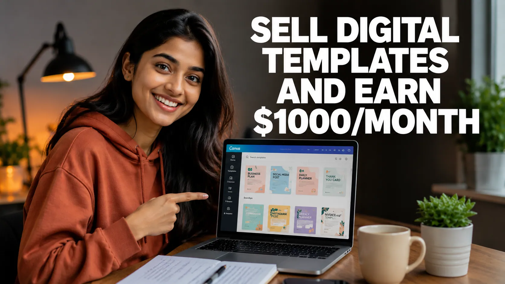 sell digital templates online