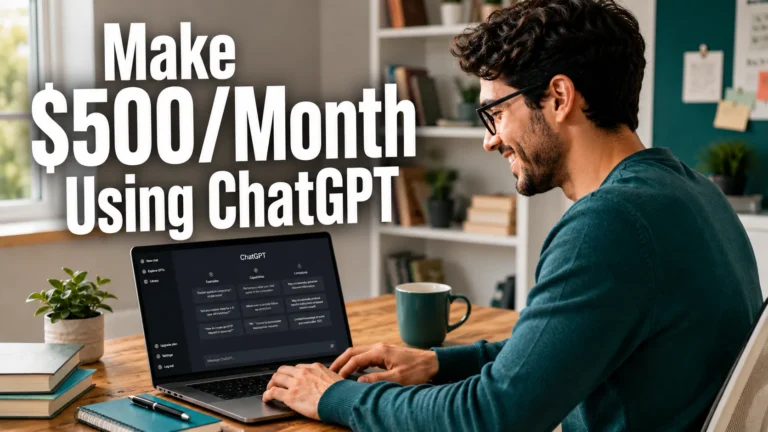 how to make money online using ChatGPT for beginners