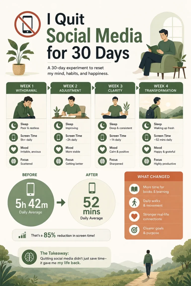 quit social media for 30 days