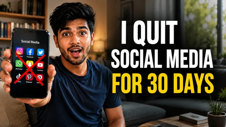 quit social media for 30 days