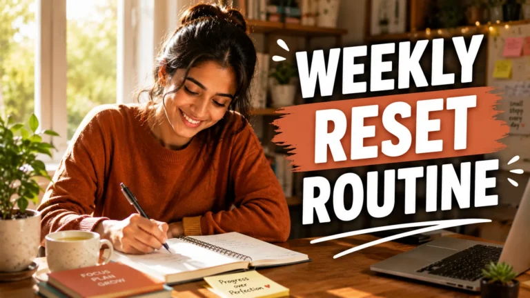 weekly reset routine productivity