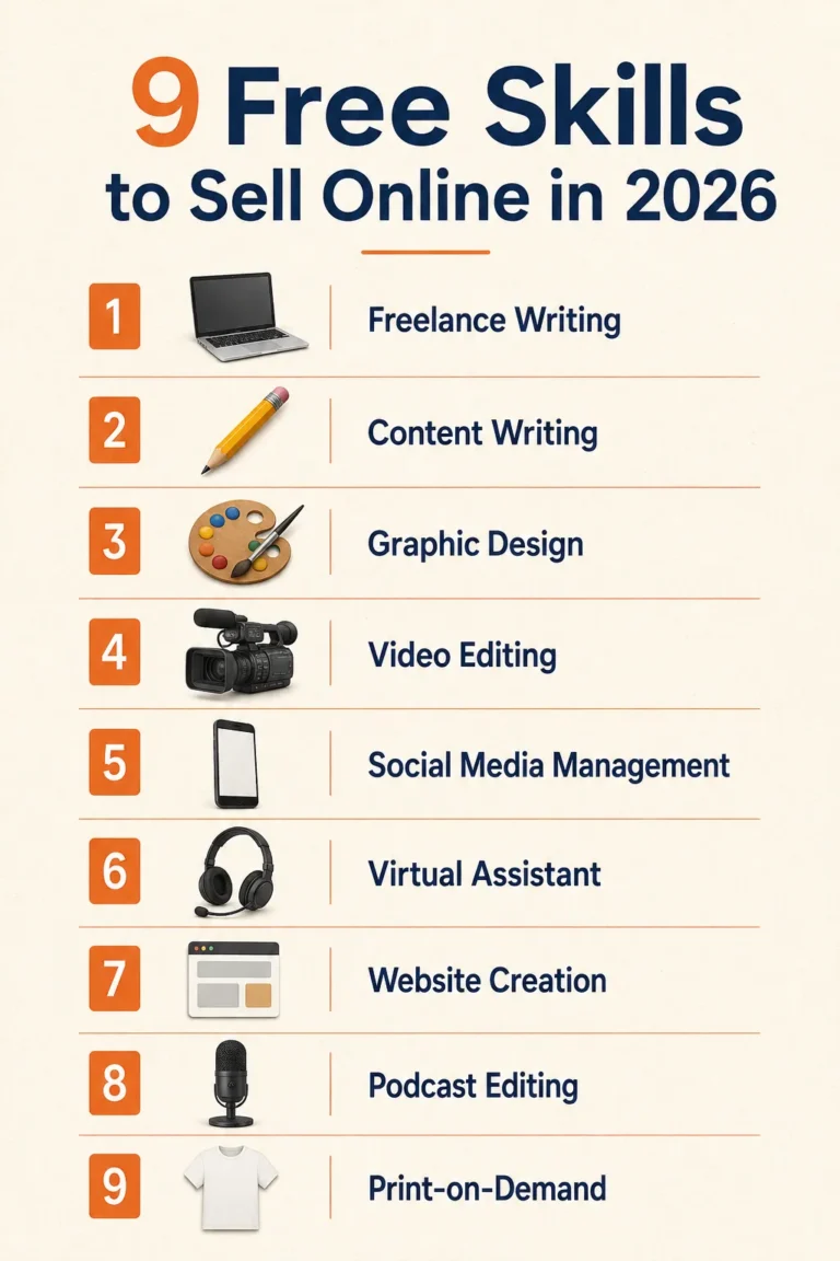 free skills to learn and sell online