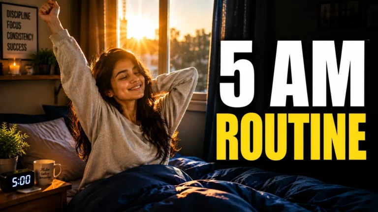 wake up at 5am routine tips