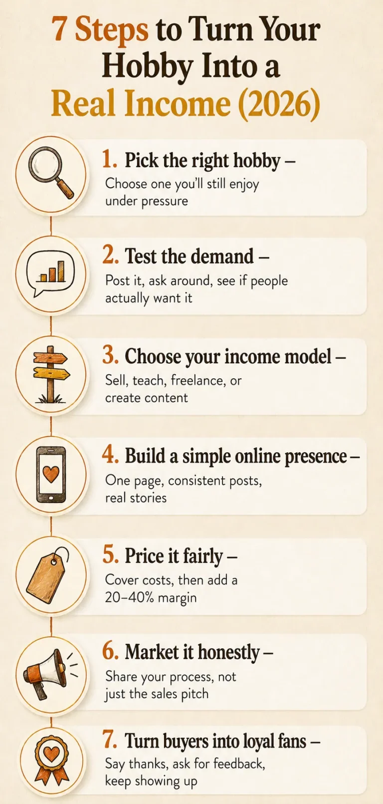 turn your hobby into a real income